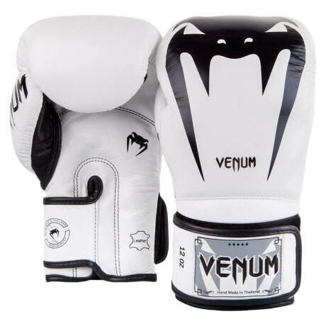 Guantes De Boxeo Venum Elite Profesionales Blanco/Negro