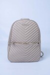 Mochila clásica capitoneada Beige