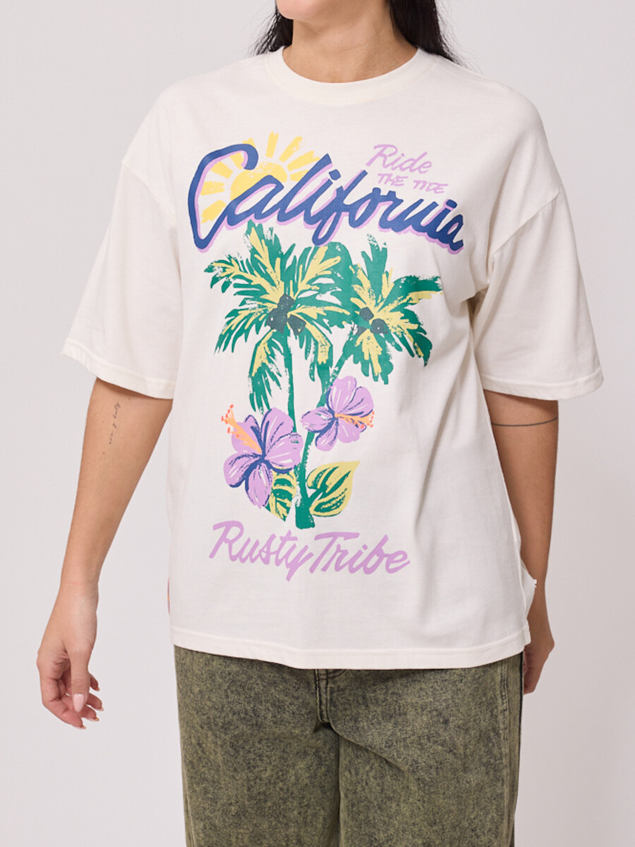 T-SHIRT TUITO RUSTY - Crudo 