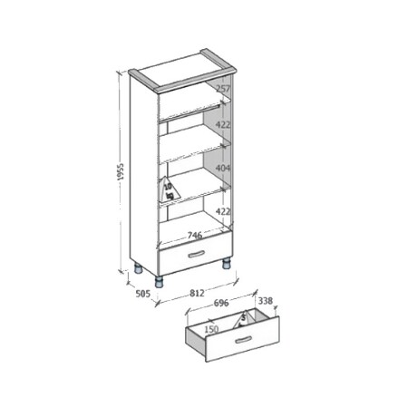 ROPERO FINESTRA BRONZE 2 PUERTAS 1 CAJON IMBUIA ROPERO FINESTRA BRONZE 2 PUERTAS 1 CAJON IMBUIA
