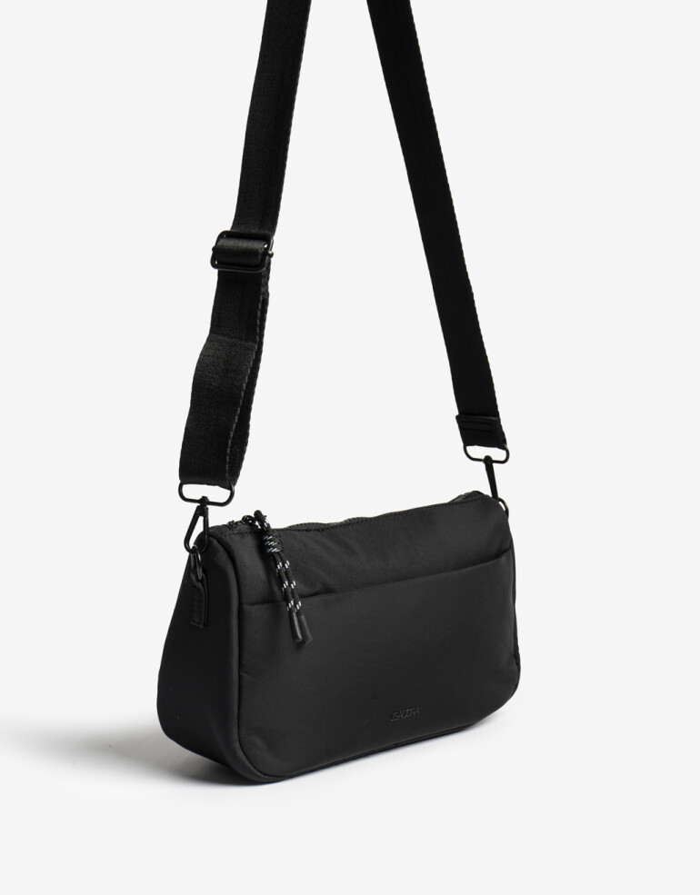 Bandoleras Nylon Bandolera En Material Reciclado - Negro