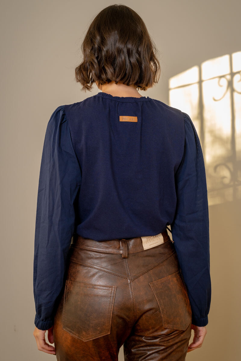 Remera cami Azul