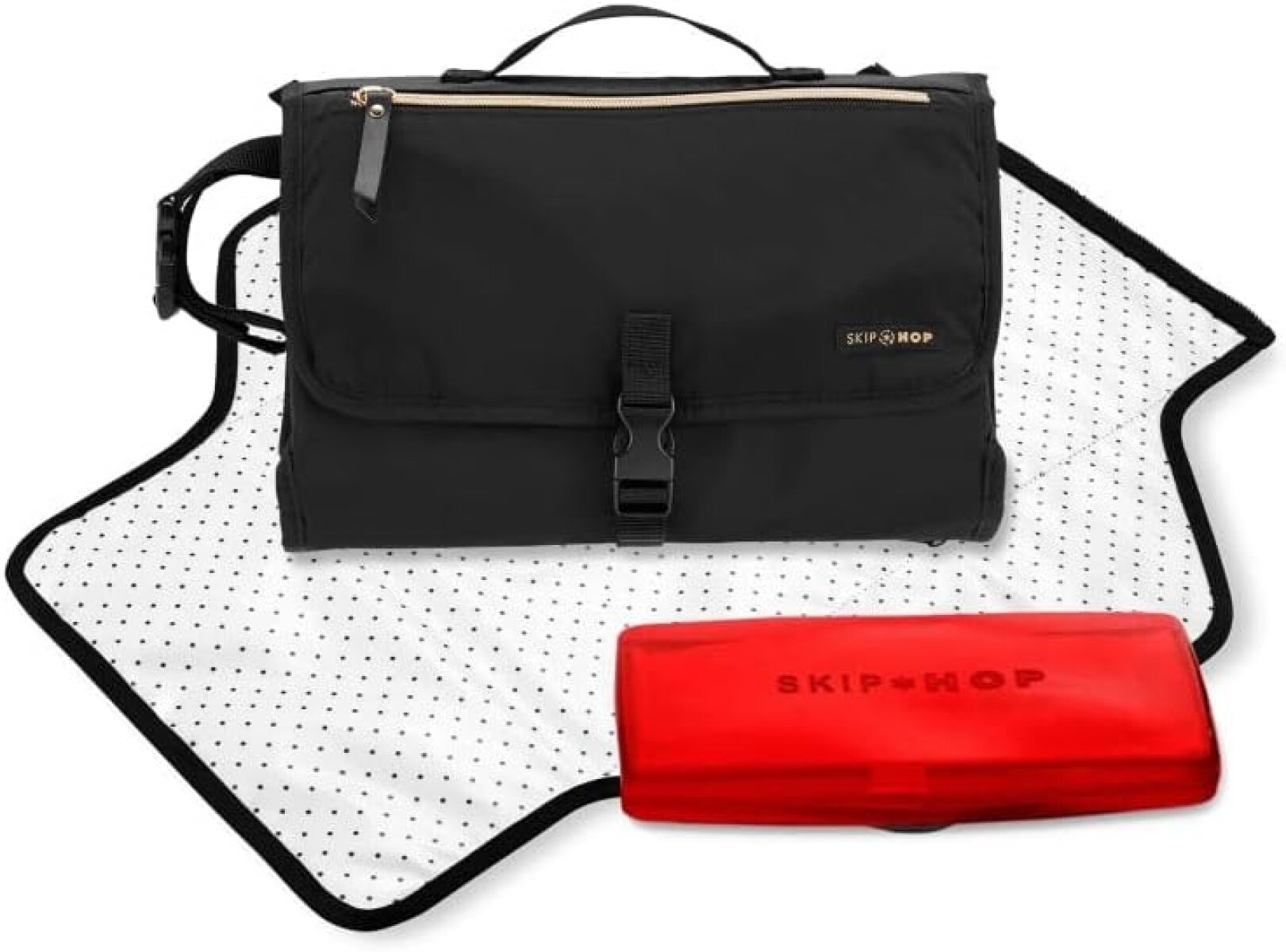 Cambiador portatil XL skip hop - negro 