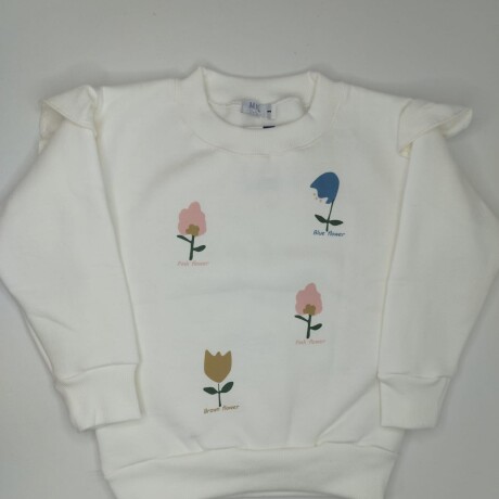 Buzo Felpa Flores Buzo Felpa Flores