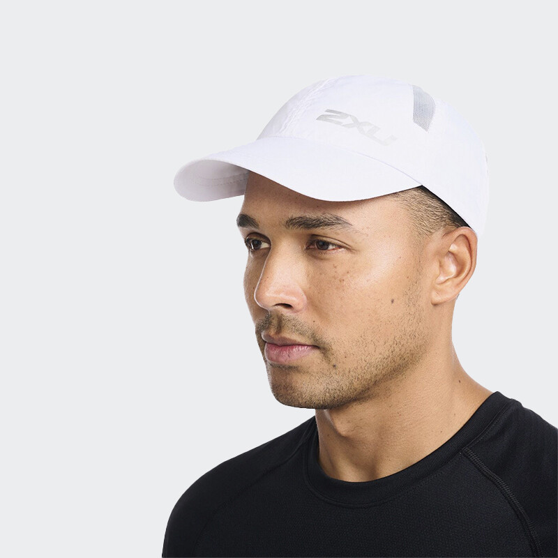 Gorro 2XU Run Cap Blanco