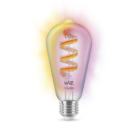 Lámpara Led Inteligente Philips Wiz 6,3W ST64 E27 Blanco Y Color 001