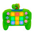 Joystick Consola Interactiva 15 Botones Con Luces Y Sonido Dinosaurio Verde