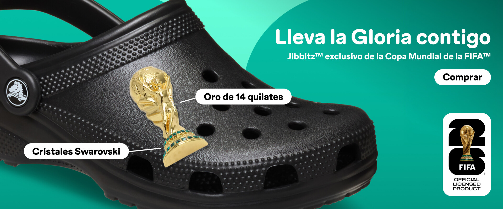 Jibbitz FIFA Trofeo