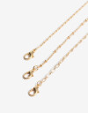 Collares Cortos Metal Set De Mix Collares - Dorado