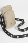 Porta celular strap ojalillos beige