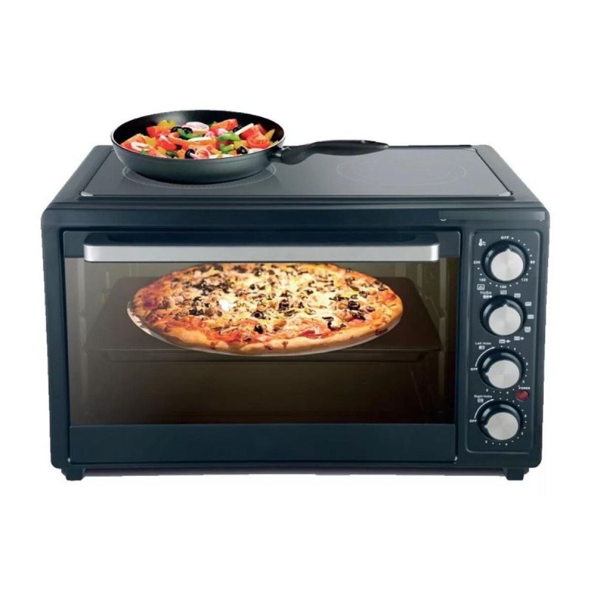 Horno Electrico con hornallas ELDOM 