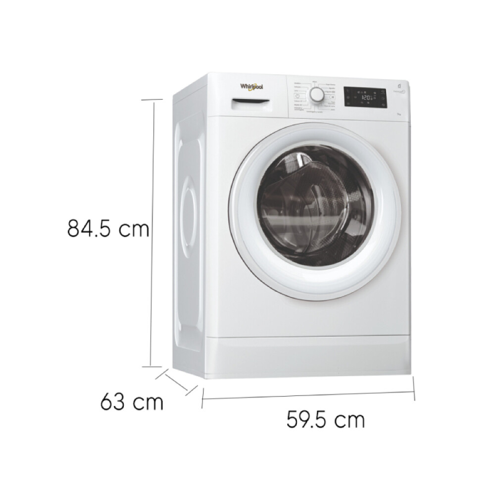 LAVARROPAS WHIRLPOOL WLF75B25F Carga frontal blanco
