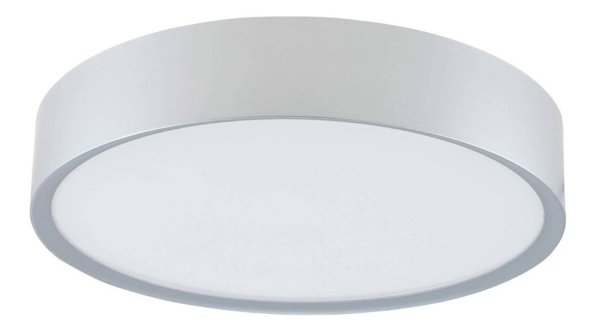 Luminaria Plafon Led Circular 30cm Metal Iluminacion Luz - Blanco 