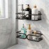 Set X5 Estante Organizador Baño Accesorio Jaboneras Adhesivo IMBACK Color Negro Set X5 Estante Organizador Baño Accesorio Jaboneras Adhesivo IMBACK Color Negro