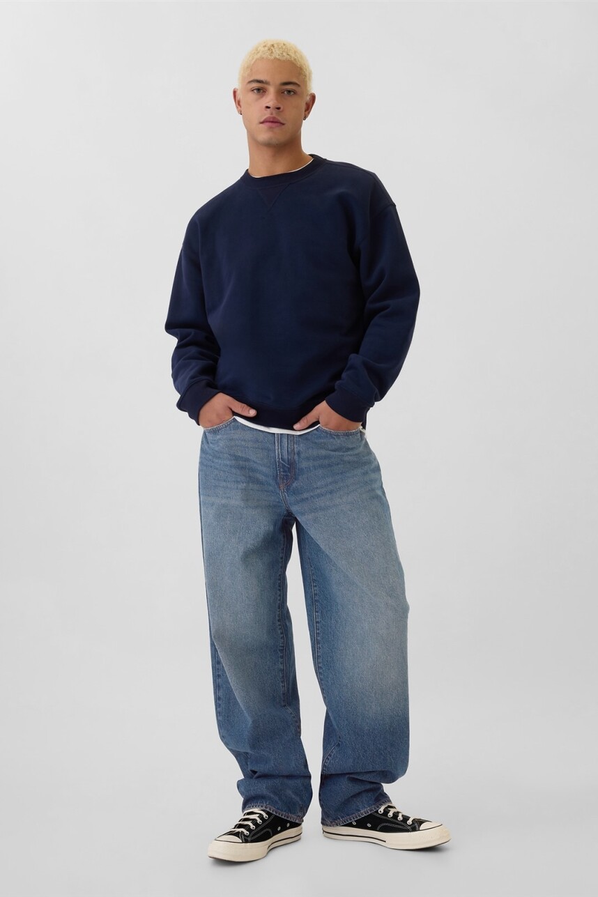 Jean Baggy Hombre Dark Wash