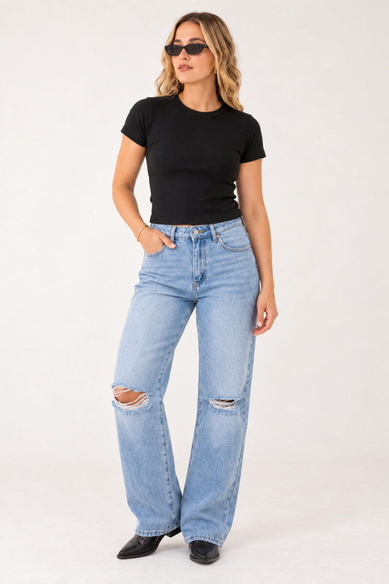Remera Básica - Negro 