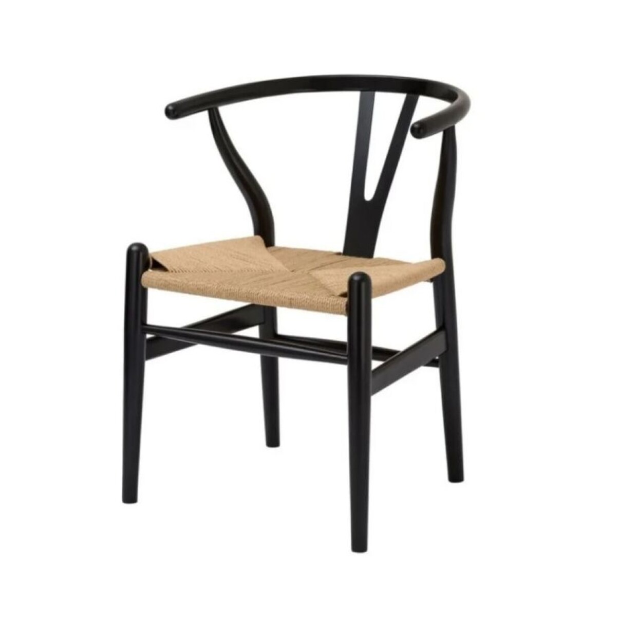 Silla Wishbone Negro 5532 