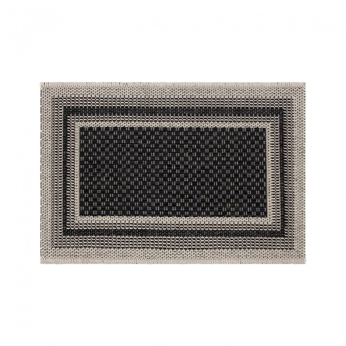 Alfombra Felpudo de Entrada - Eco Nature 40x60 cm - Moldura Chumbo 