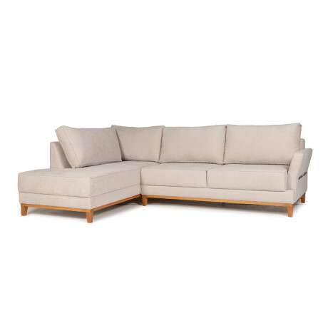 Rinconera Amadeus Chica - Tela Microfibra - Chaise Izquierdo 2203 (Beige)