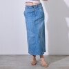 Falda Maxi Denim JEAN CLARO