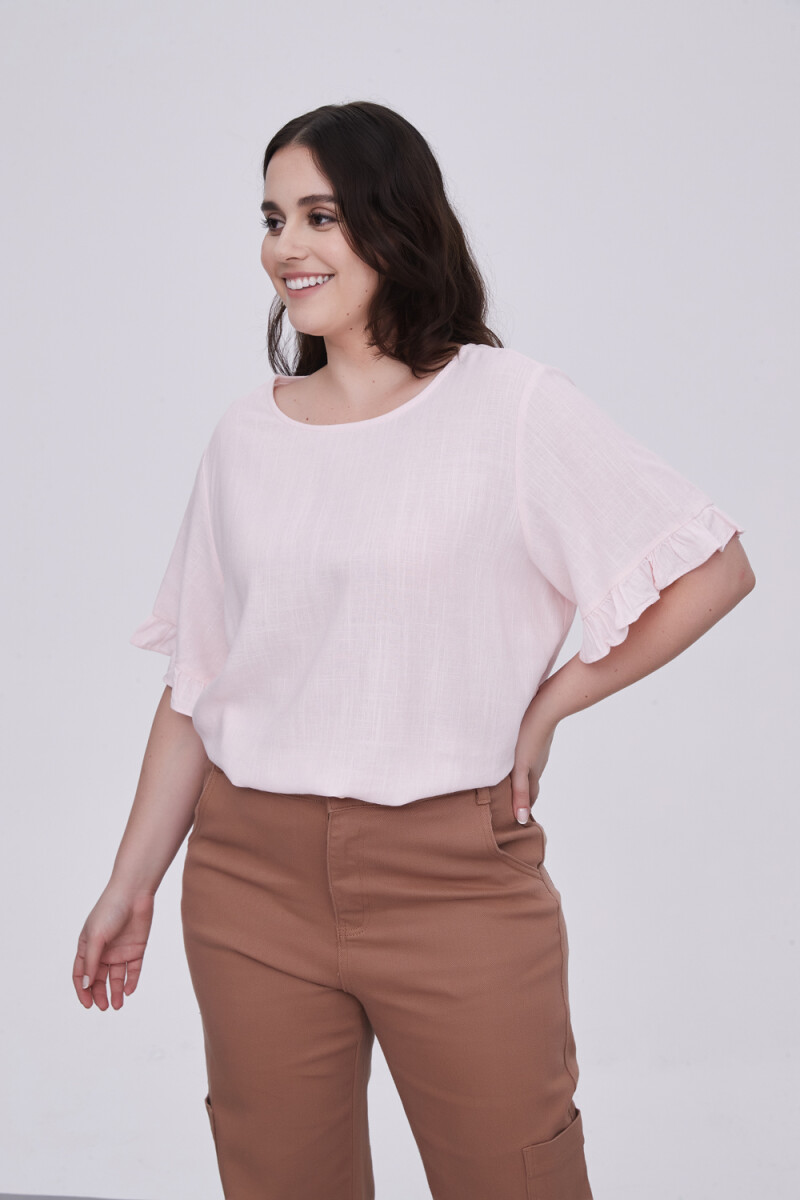 Blusa Abbas - Rosa Claro 