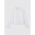 V-LS CROPPED LINEN SHIRT OPTIC WHITE V6