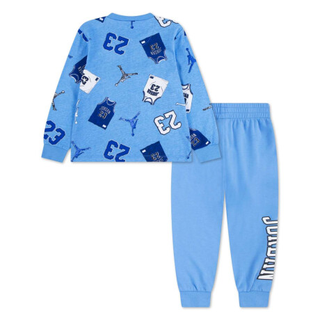 Conjunto MJ 23 Camiseta Manga Larga de Niño Azul