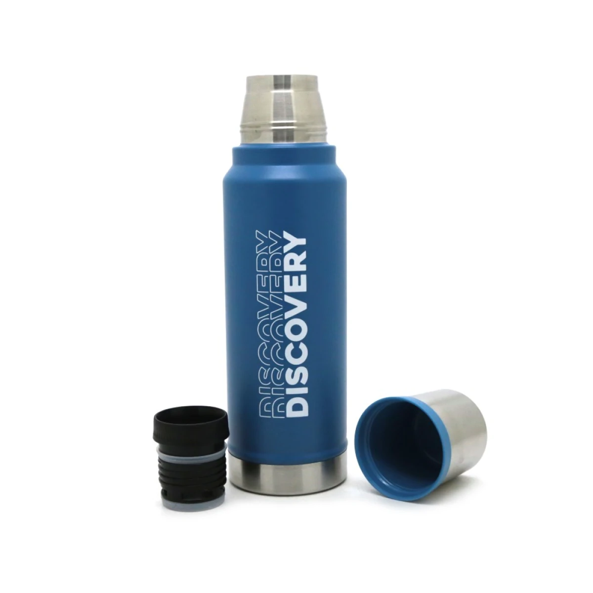 Termo 1000 mL doble Acero - Discovery - Azul 