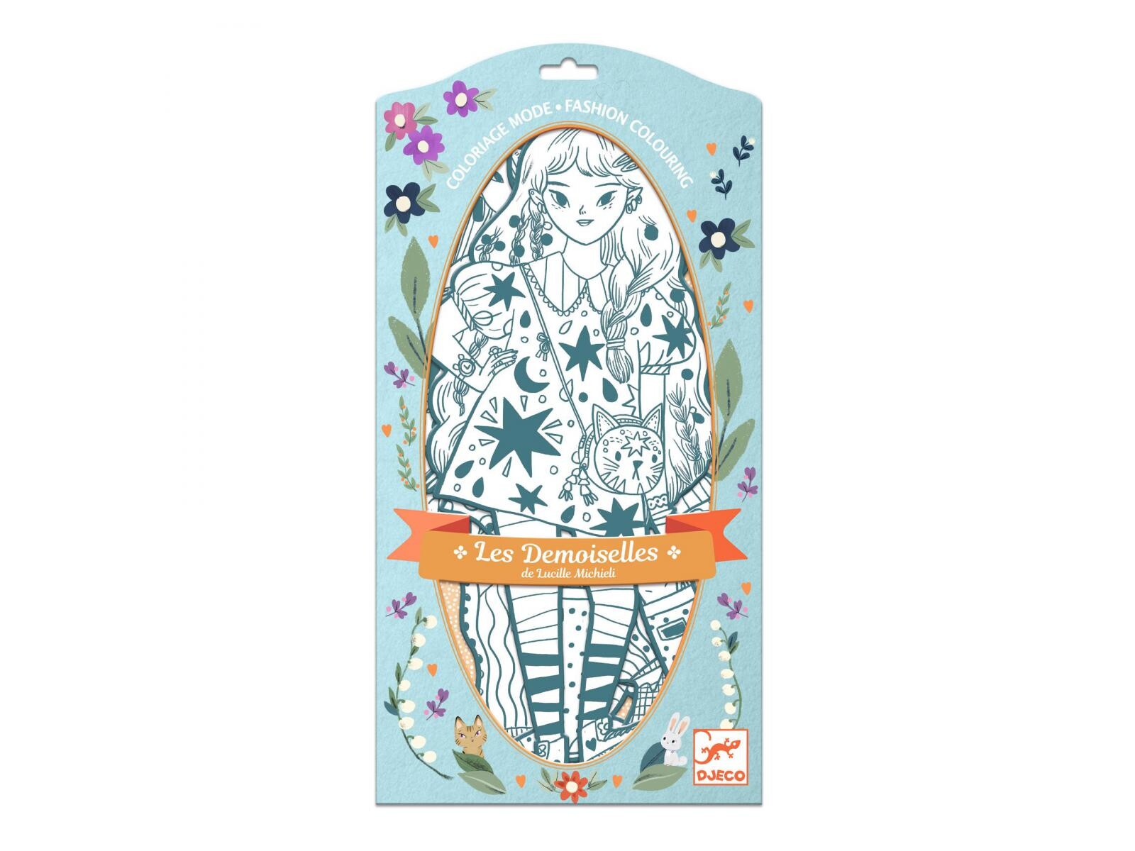 Laminas para colorear Fashion - Angele & Firends 