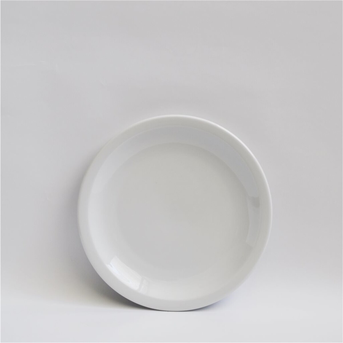 PLATO POSTRE D21 CM LINEA RECTA BLANCO VERBANO 