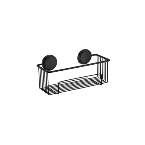 ORGANIZADOR DE BAÑO ADHESIVO NEGRO MATE Organizador De Baño Adhesivo Negro Mate