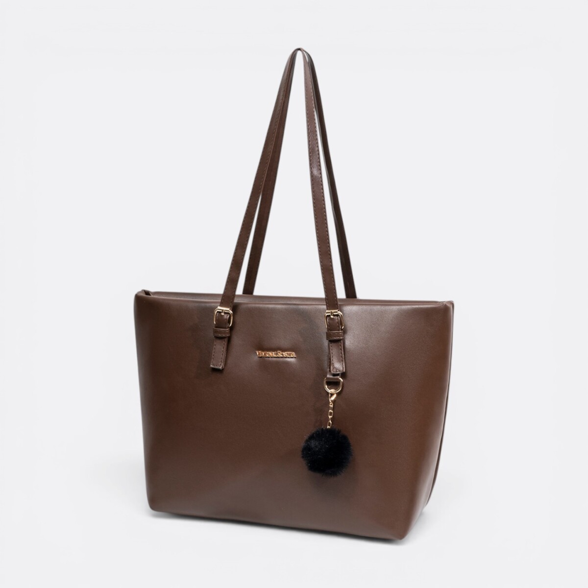 Cartera Tote Dama Lisa Similcuero - Marrón 