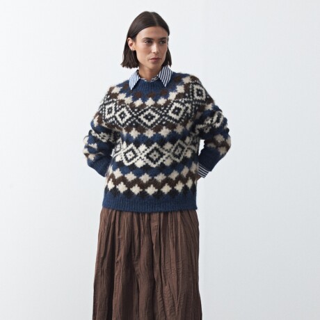 SWEATER SIRO Azul Oscuro