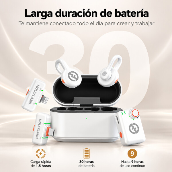 Micrófono Combinado Hollyland Lark M2s Ultimate MICROFONO HOLLYLAND LARK M2S ULTIM COMBO