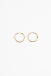 Aros acero medium dorado
