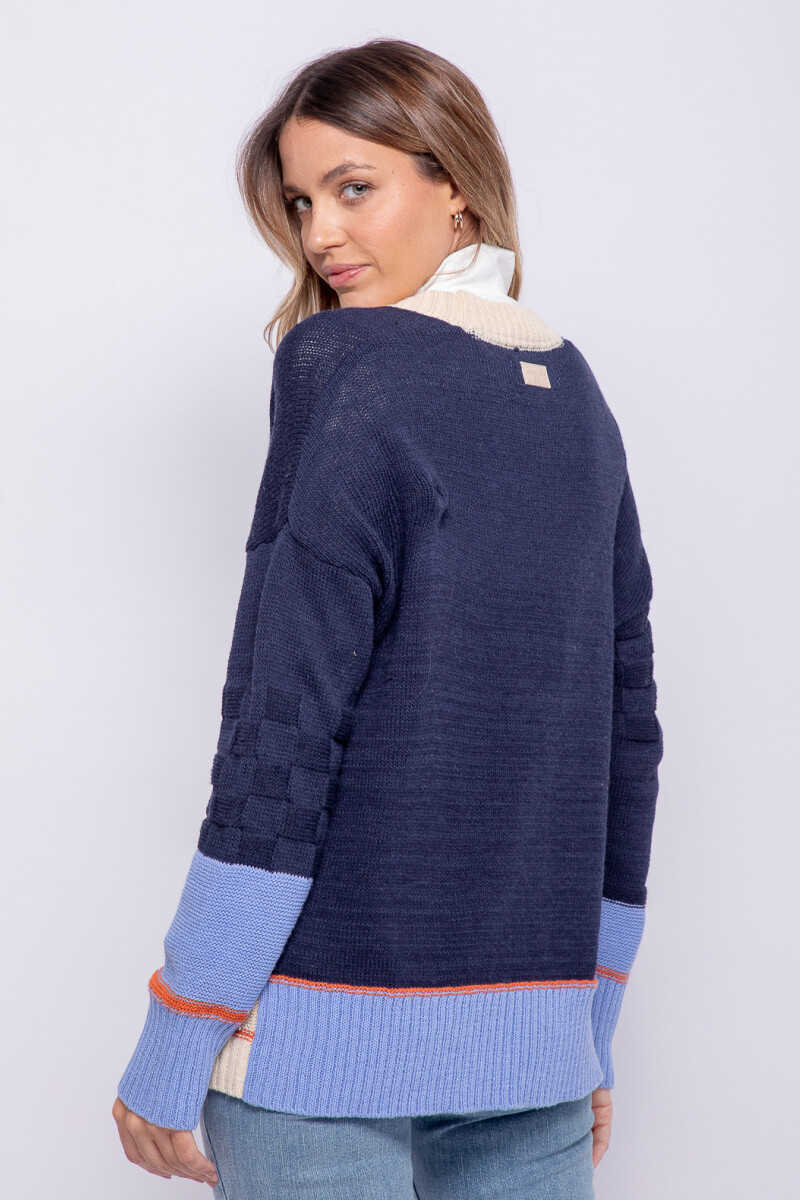 CARDIGAN JAZMIN Azul Marino