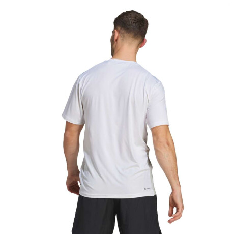 Remera Essentials Stretch de Hombre Blanco