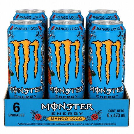 FUNDA X 6 MONSTER MANGO LOCO 473ML 171029 001