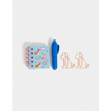 Mini Set De Librería En Carterita Combinacion Multicolor