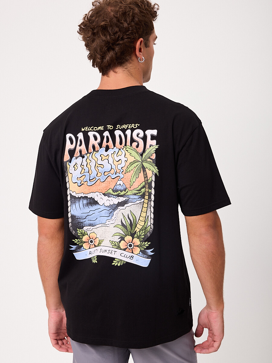 T-SHIRT TAURUS RUSTY - Negro 