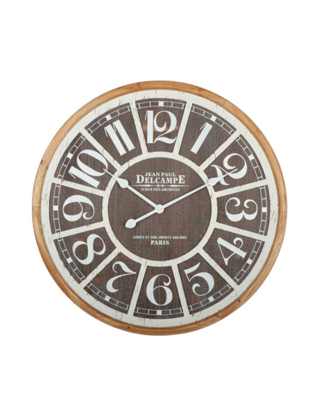 RELOJ DE PARED MDF D68X68X3.8CM NUMEROS ENCUADRADOS RELOJ DE PARED MDF D68X68X3.8CM NUMEROS ENCUADRADOS