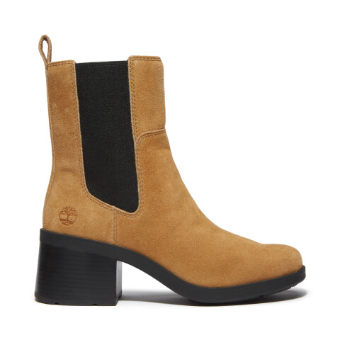 Botas Mid Chelsea Mujer Medium Brown Suede
