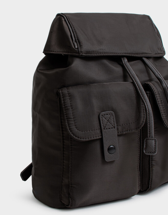 Mochilas Urbanas Mochila Deportiva Con Solapa - Marron Oscuro