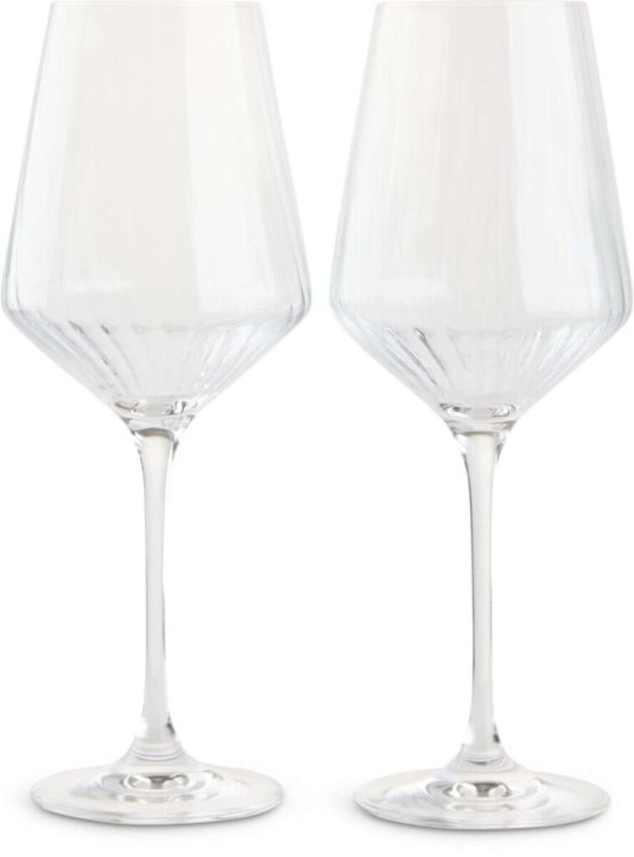 Vaso de vidrio TORRE H24cm 43cl 2u/pk - Transparente 