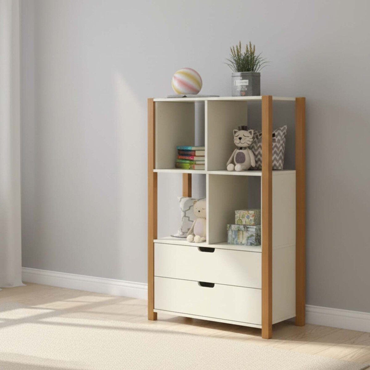 ORGANIZADOR - MDF BLANCO TESS/GOLD KIDS 