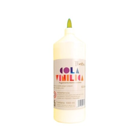 Cola Vinílica Escolar Ilustra 500 ml Amarilla