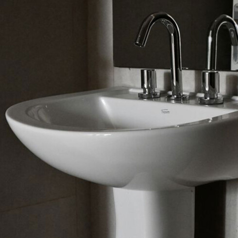 LAVATORIO SAN ISIDRO PILETA PARA PEDESTAL BLANCO LOZA BLANCO