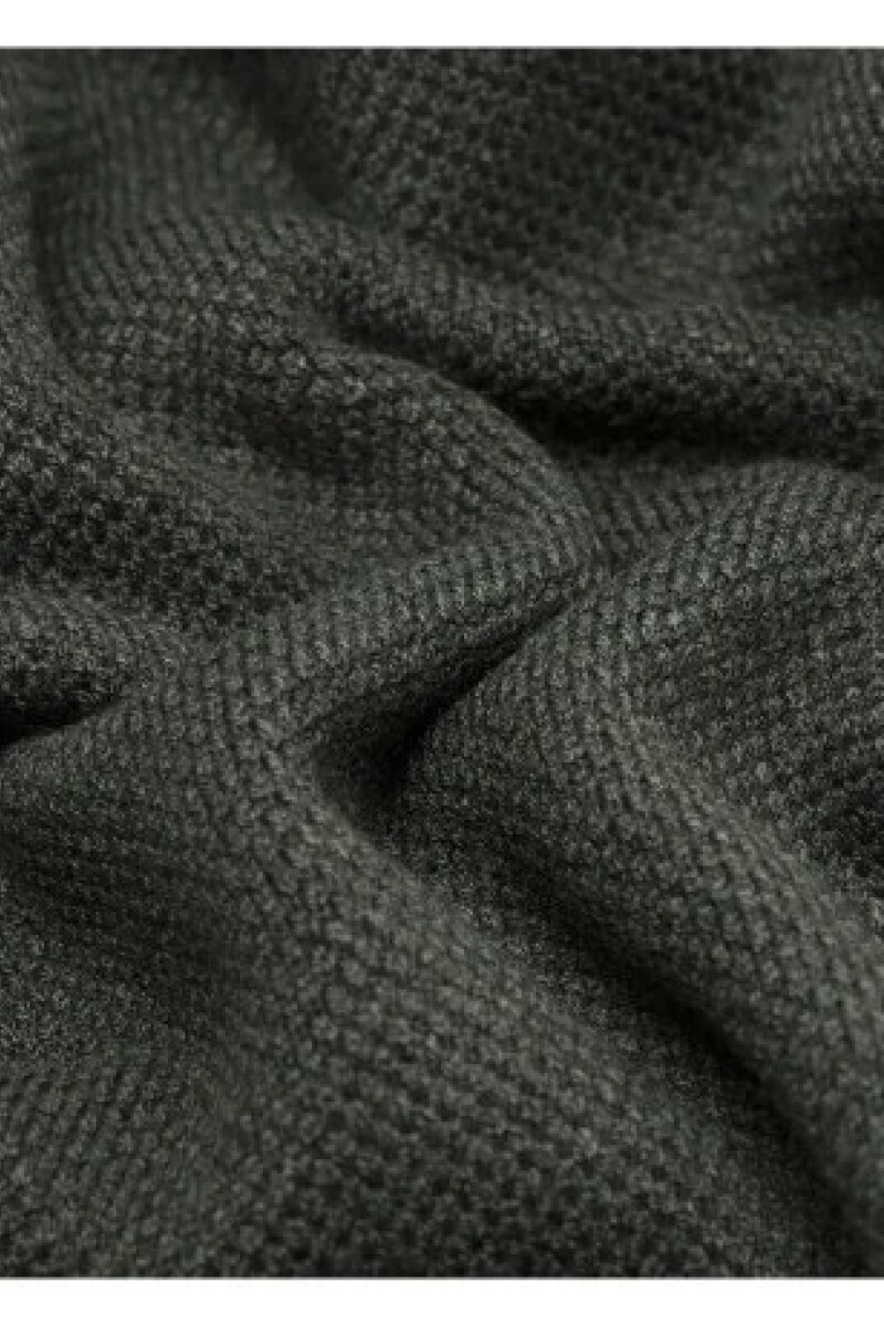 Sweater cuello alto con botones VERDE