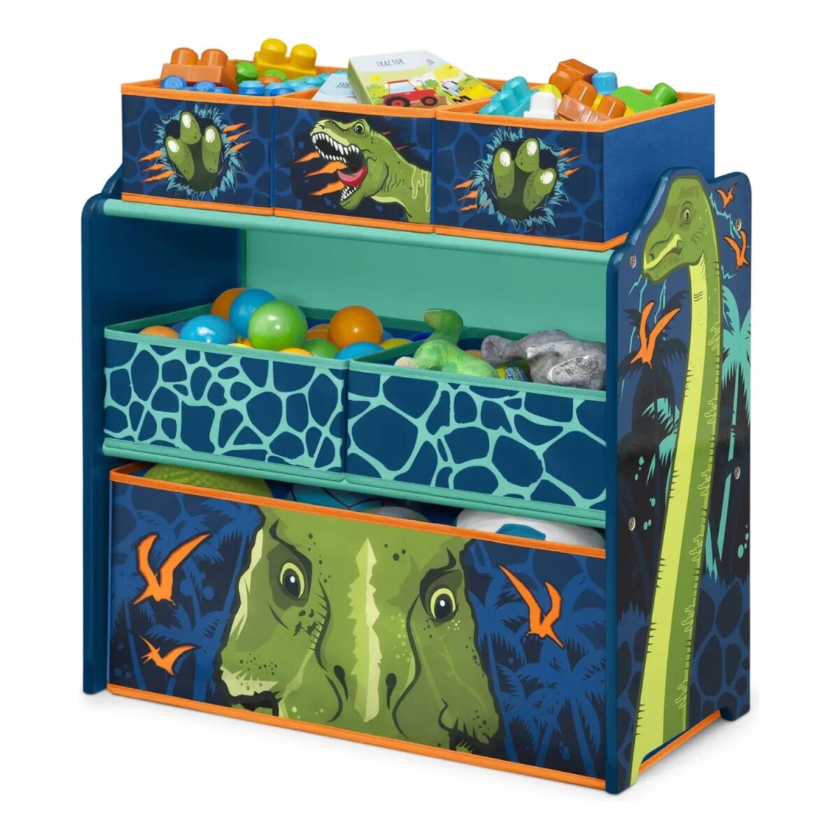 Organizador Infantil Disney C/6 compartimentos - Dinosaurios 