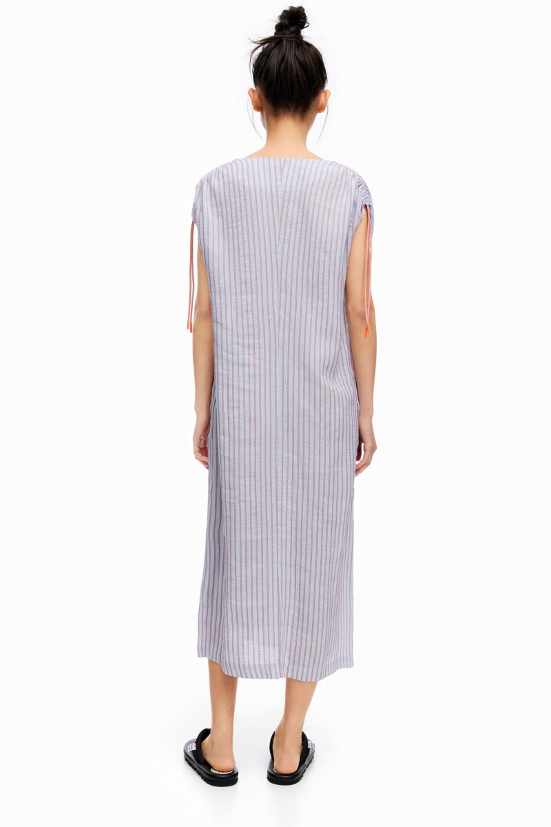 VESTIDO DE PLANA Azul